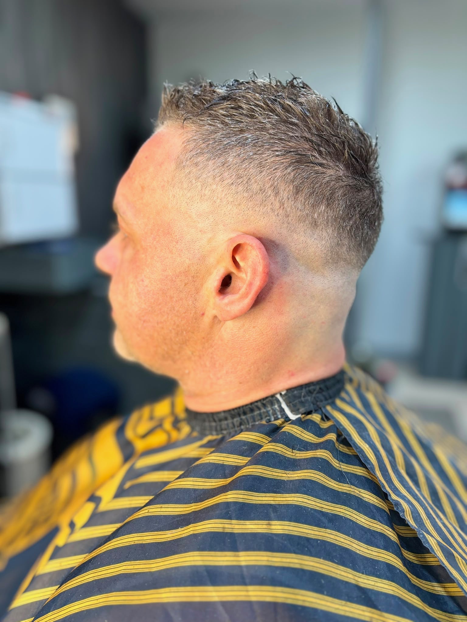 Skin fade haircut