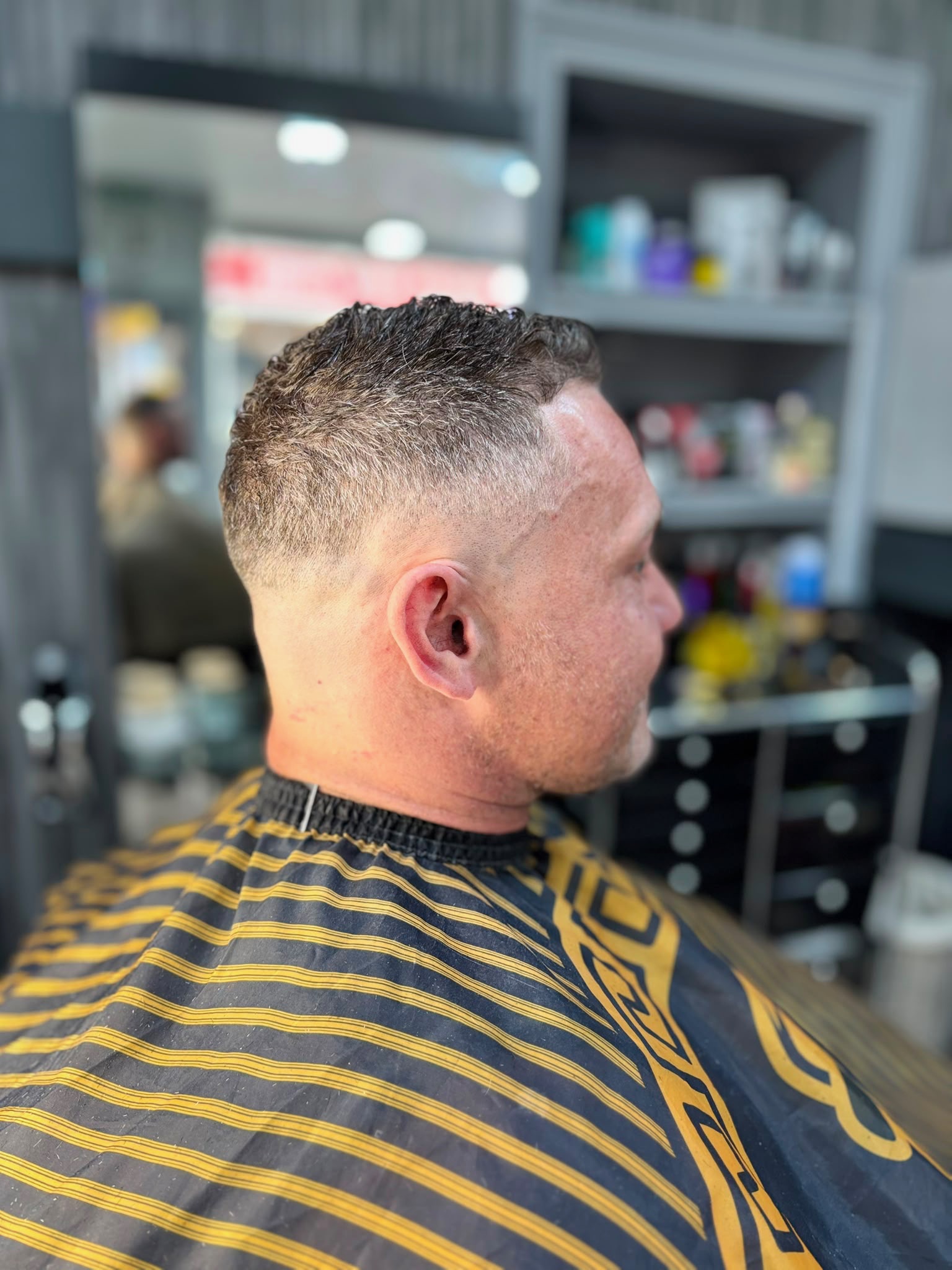 Skin fade haircut