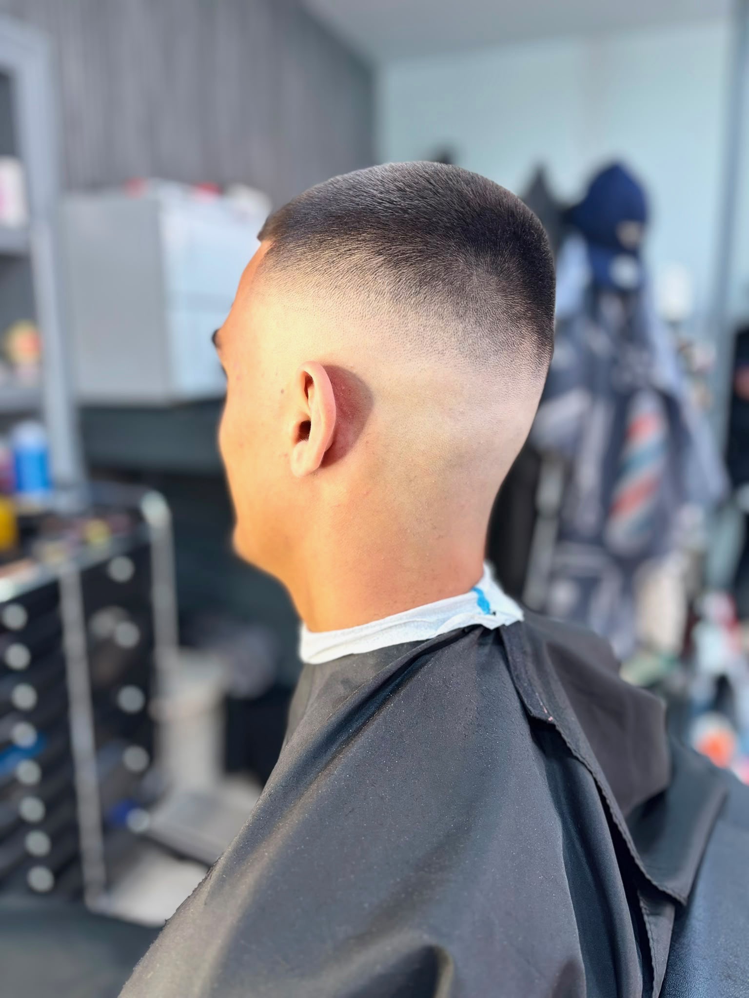 Skin fade haircut